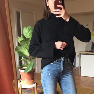 &Other Stories Black Bell Sleeve Sweater